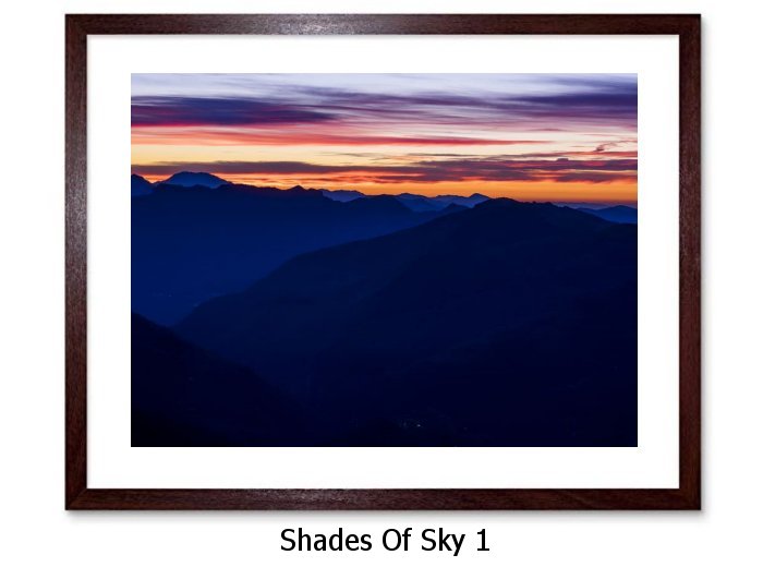 Shades Of Sky Framed Print